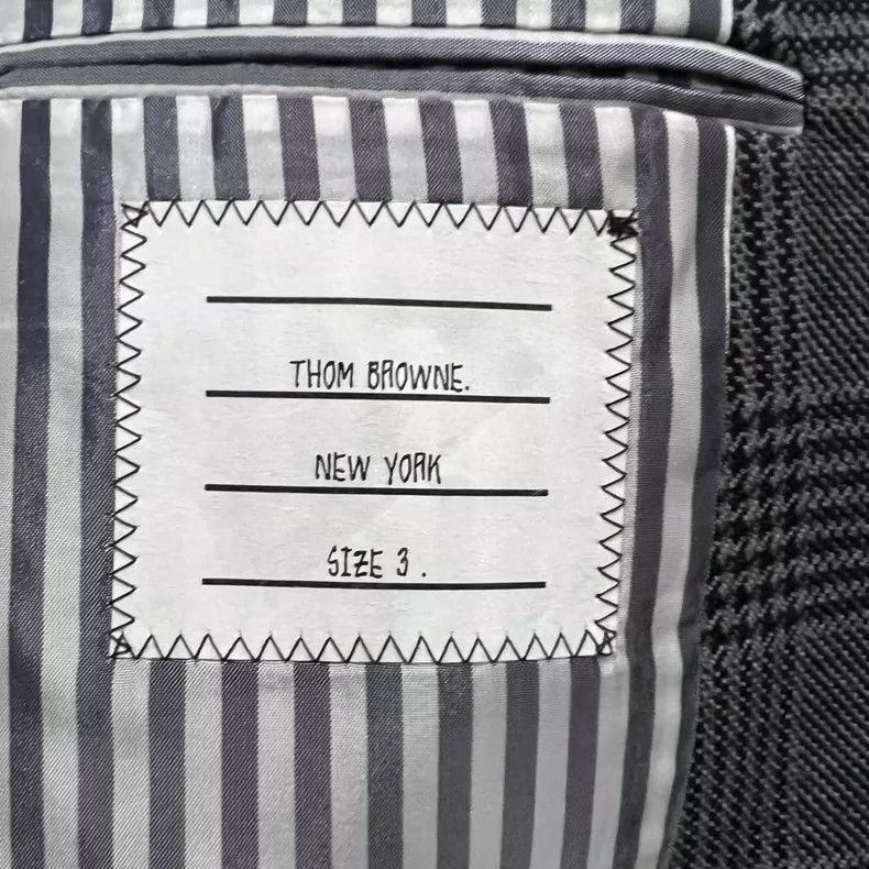 Thom Browne Thom Browne Gray Plaid Blazer Coat- dmc Size US M / EU 48-50 / 2 - 2 Thumbnail