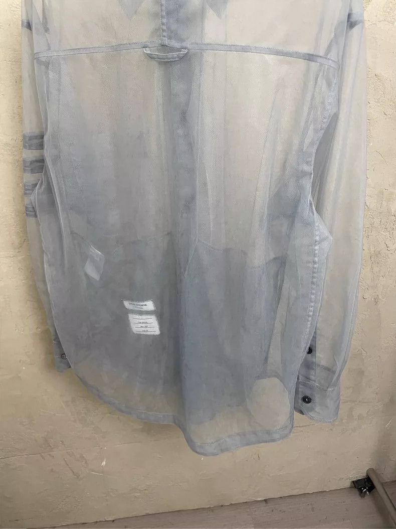Thom Browne Thom Browne Sheer Summer Jacket- dmc Size US L / EU 52-54 / 3 - 4 Thumbnail