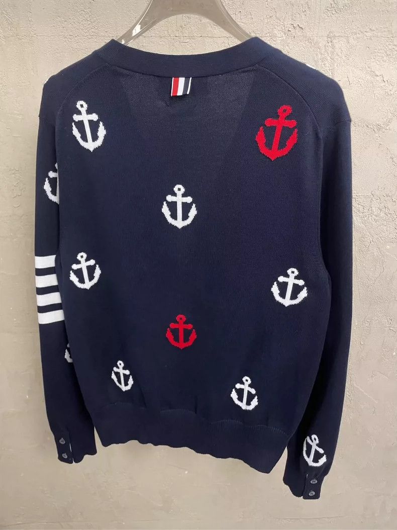 Thom Browne Thom Browne Anchor Print Knit Cardigan- dmc Size US XS / EU 42 / 0 - 4 Thumbnail