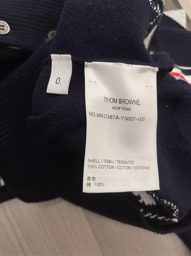 Thom Browne Thom Browne Anchor Print Knit Cardigan- dmc Size US XS / EU 42 / 0 - 5 Thumbnail