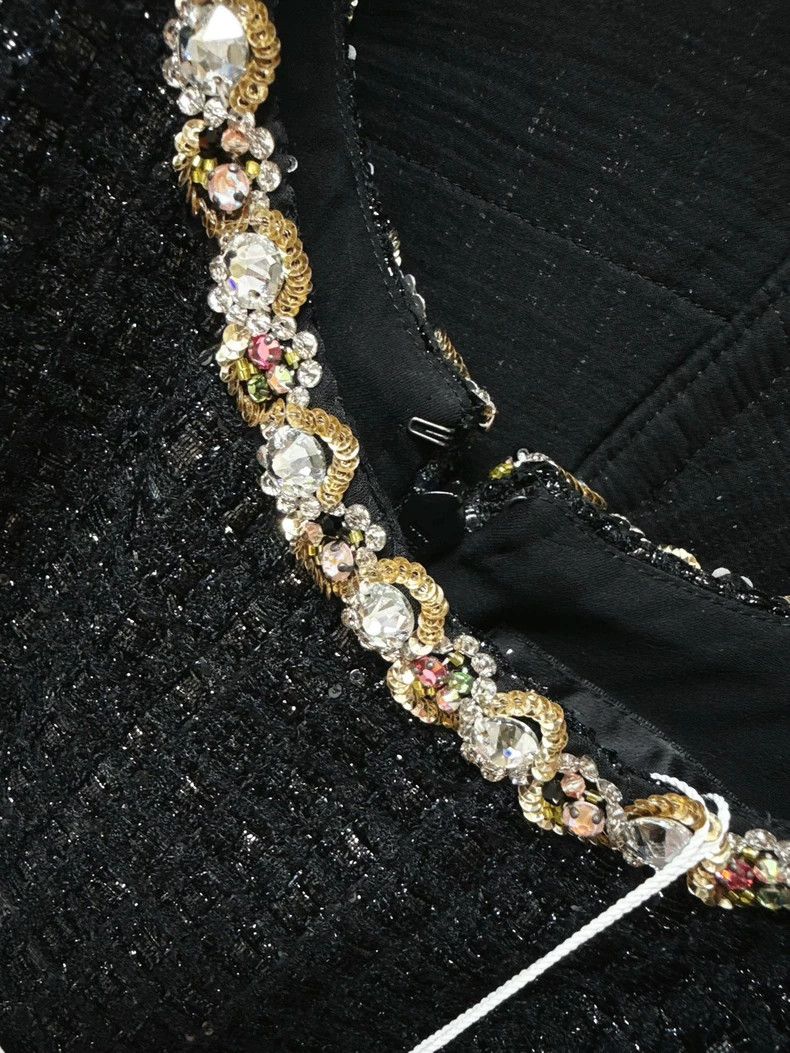 Chanel Chanel 23S Crystal Button Evening Dress Set- dmc Size US 38 / EU 54 - 8 Thumbnail