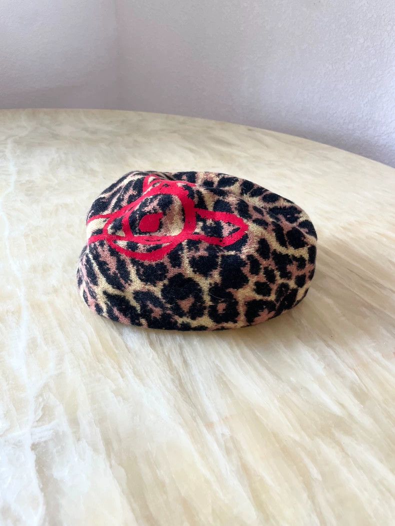 Vivienne Westwood Vivienne Westwood Leopard Beret Hat- dmc Size ONE SIZE - 2 Thumbnail