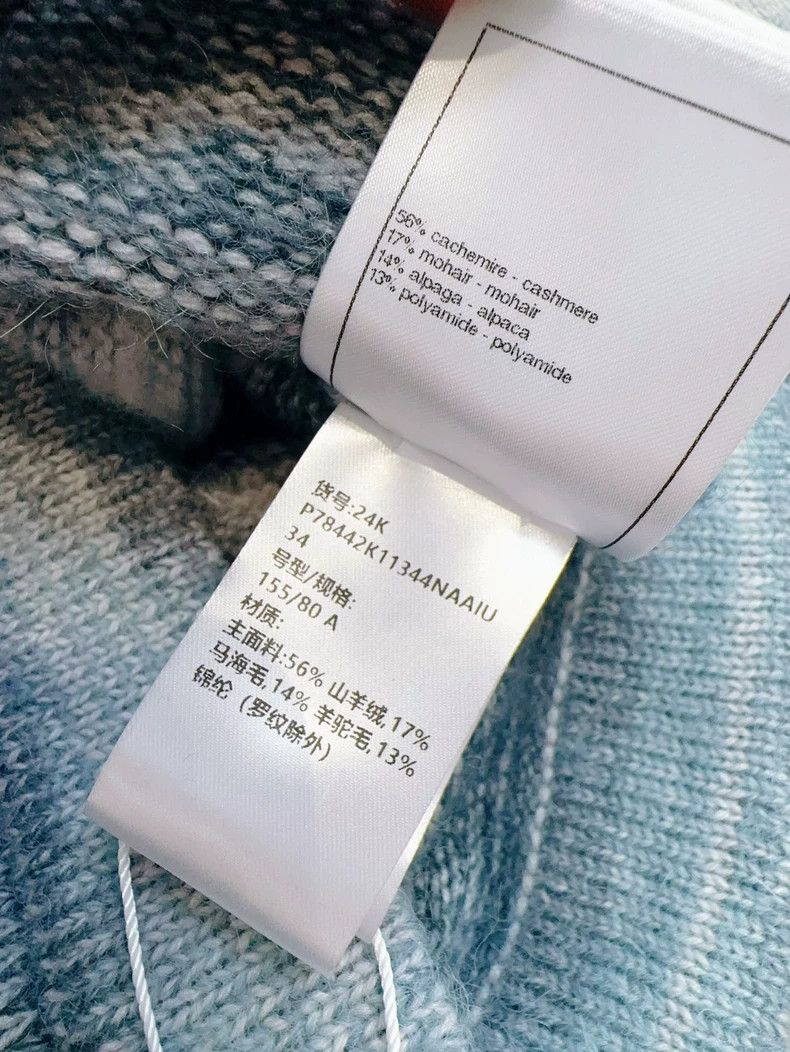 Chanel Chanel Gray Cashmere Bird Print Sweater- dmc Size US M / EU 48-50 / 2 - 7 Thumbnail