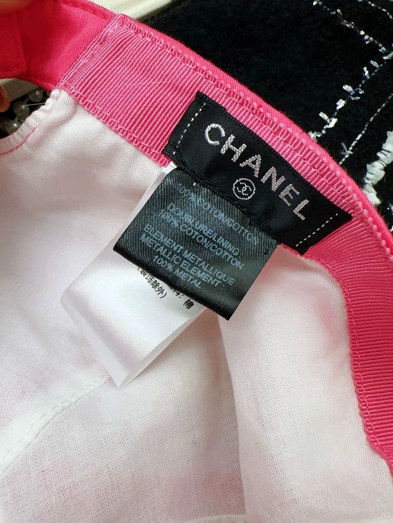 Chanel Chanel 21P Pink CC Embroidered Baseball Cap- dmc Size ONE SIZE - 4 Thumbnail