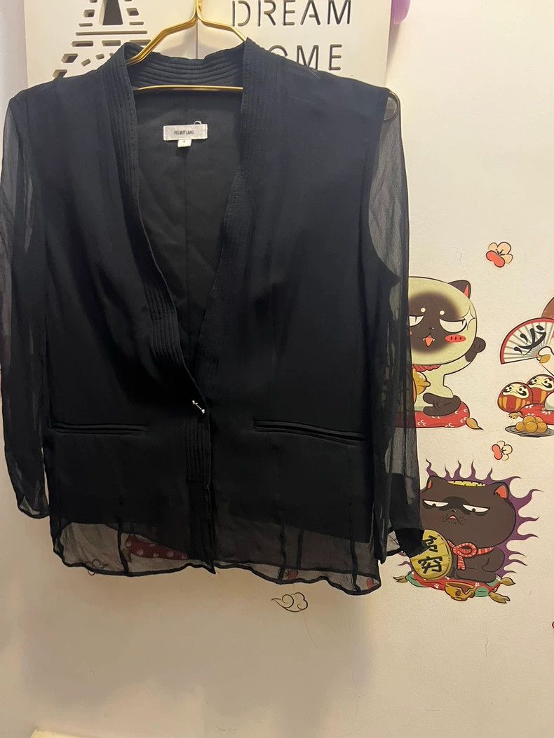 Helmut Lang Helmut Lang Silk Long Sleeve Blazer- dmc Size US M / EU 48-50 / 2 - 3 Thumbnail