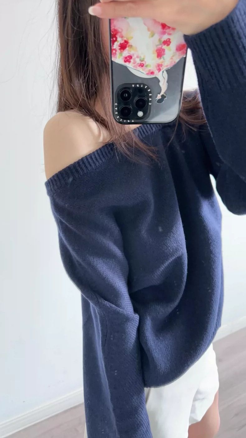 Helmut Lang Helmut Lang Shoulder Slit Leather Cord Sweater- dmc Size US M / EU 48-50 / 2 - 2 Thumbnail
