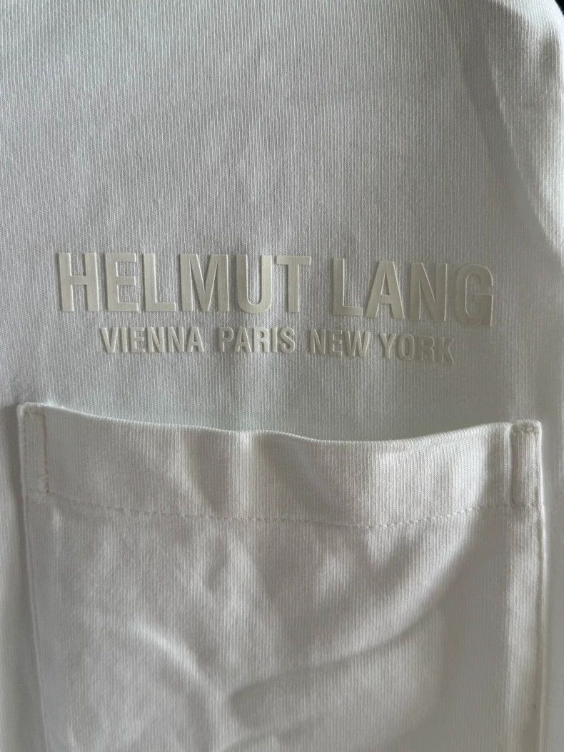 Helmut Lang Helmut Lang White Long Sleeve Shirt- dmc Size US XL / EU 56 / 4 - 4 Thumbnail