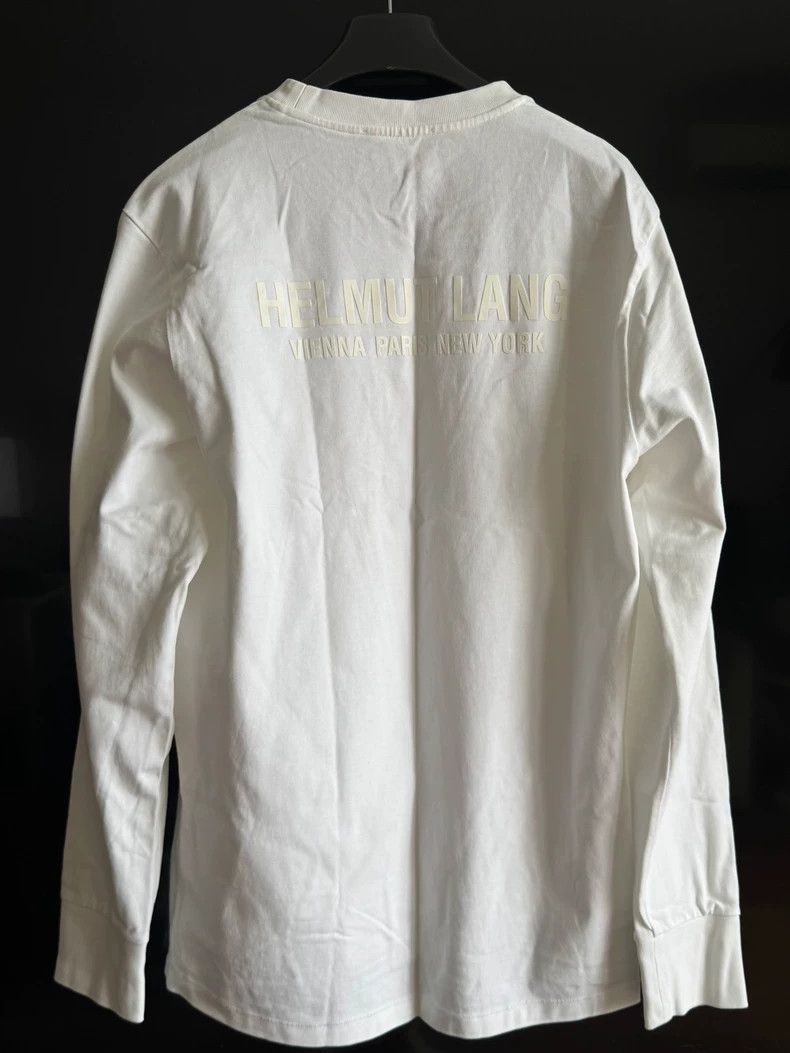 Helmut Lang Helmut Lang White Long Sleeve Shirt- dmc Size US XL / EU 56 / 4 - 2 Thumbnail