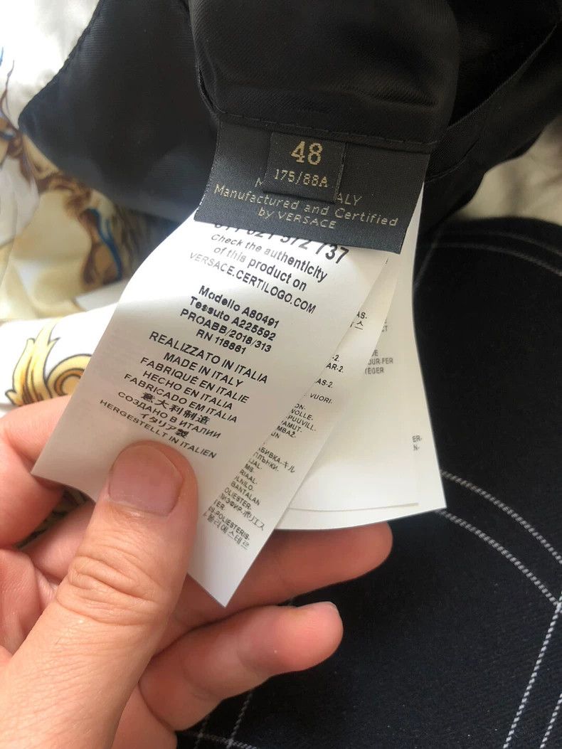 Versace Versace Men's Printed Jacket 2018ss- dmc Size US M / EU 48-50 / 2 - 6 Thumbnail