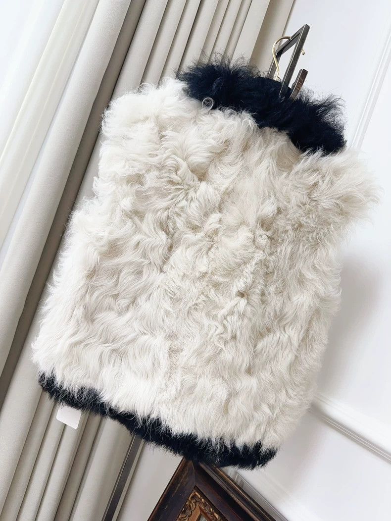 Chanel Chanel 21k Black and White Color Block Wool Vest Coat- dmc Size US M / EU 48-50 / 2 - 2 Thumbnail