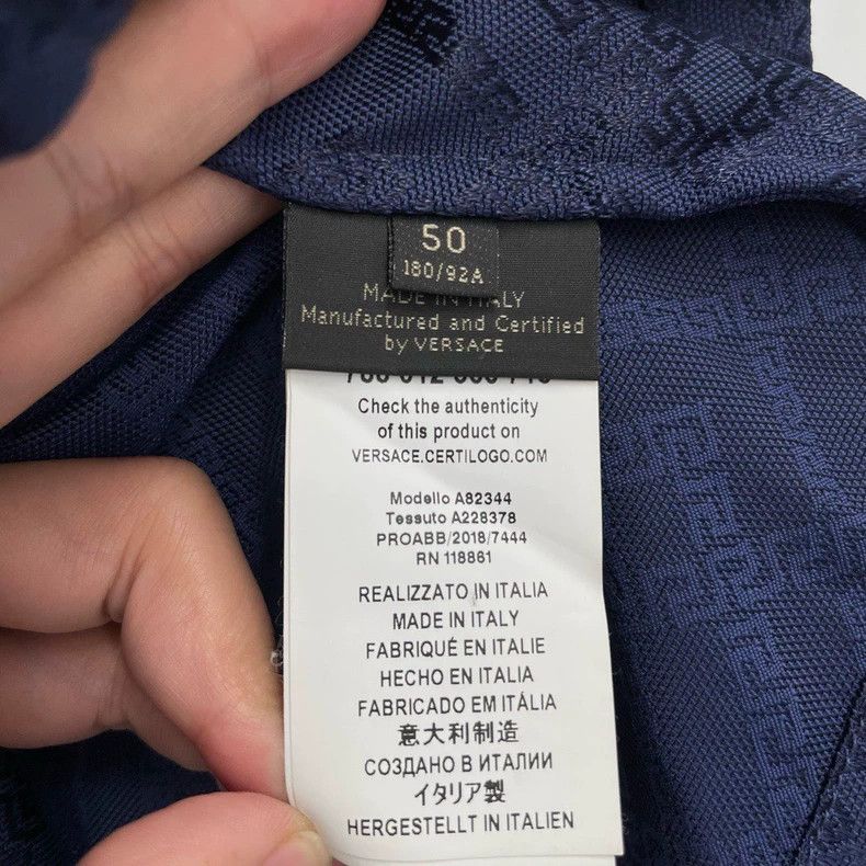 Versace Versace All-Over Print Embossed Panel Jacket- dmc Size US L / EU 52-54 / 3 - 6 Thumbnail