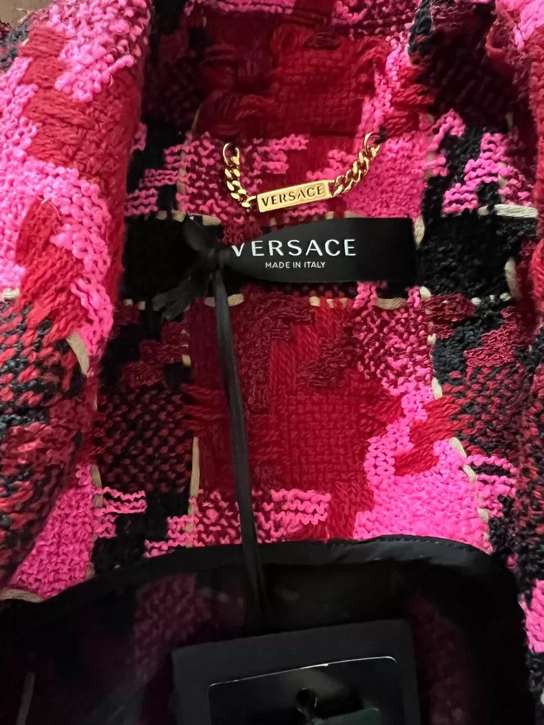 Versace Versace Runway Plaid Red Blazer- dmc Size US S / EU 44-46 / 1 - 4 Thumbnail