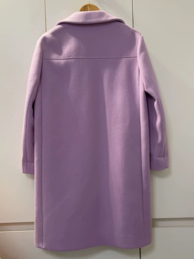 Versace Versace Purple Cashmere Long Coat- dmc Size US L / EU 52-54 / 3 - 2 Thumbnail