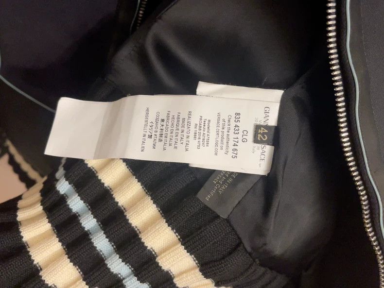 Versace Versace Lamb Fur Collar Leather Jacket- dmc Size US S / EU 44-46 / 1 - 3 Thumbnail