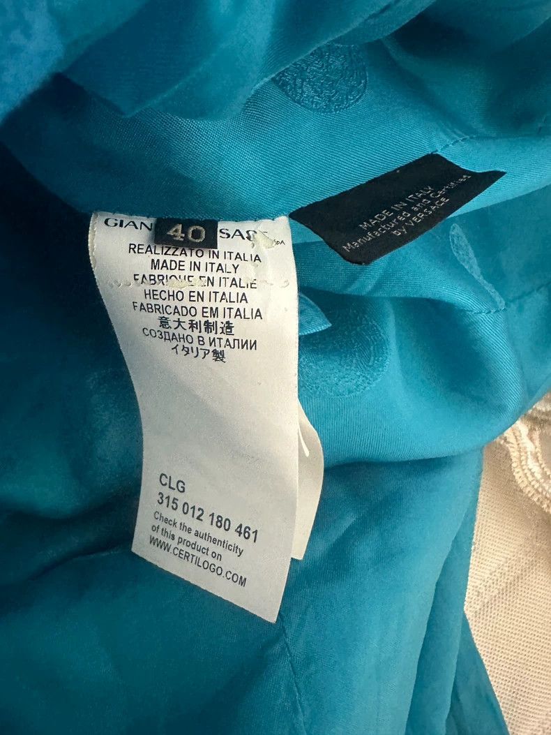 Versace Versace Classic Medusa Blue Coat- dmc Size US M / EU 48-50 / 2 - 7 Thumbnail