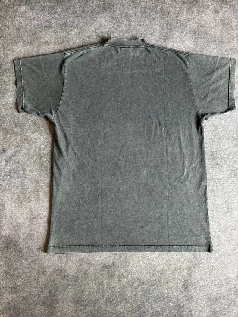 Balenciaga Balenciaga Paris Eiffel Tower Washed Tee- dmc Size US M / EU 48-50 / 2 - 2 Thumbnail