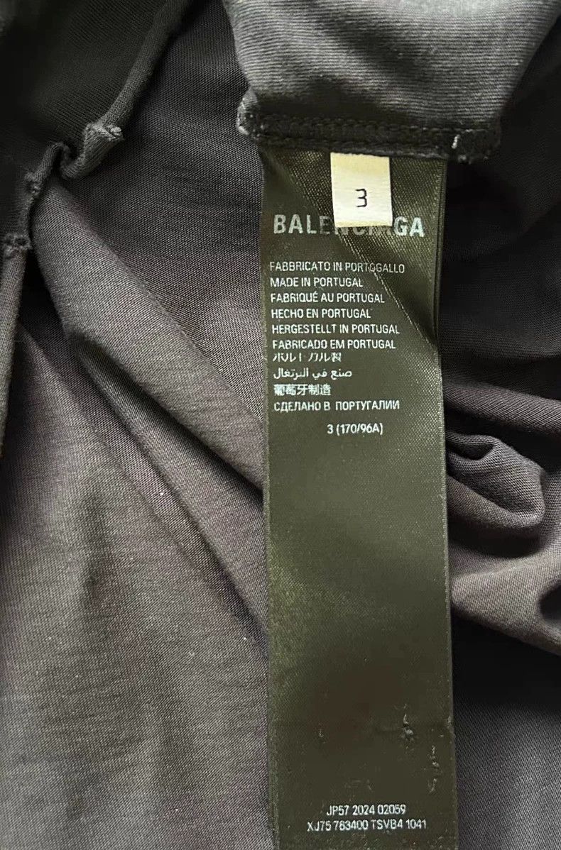 Balenciaga Balenciaga Black Long Sleeve Graffiti Top- dmc Size US M / EU 48-50 / 2 - 4 Thumbnail