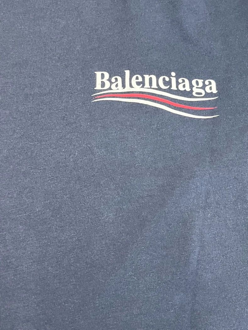 Balenciaga Balenciaga Logo Print Short Sleeve T-shirt- dmc Size US XS / EU 42 / 0 - 3 Thumbnail
