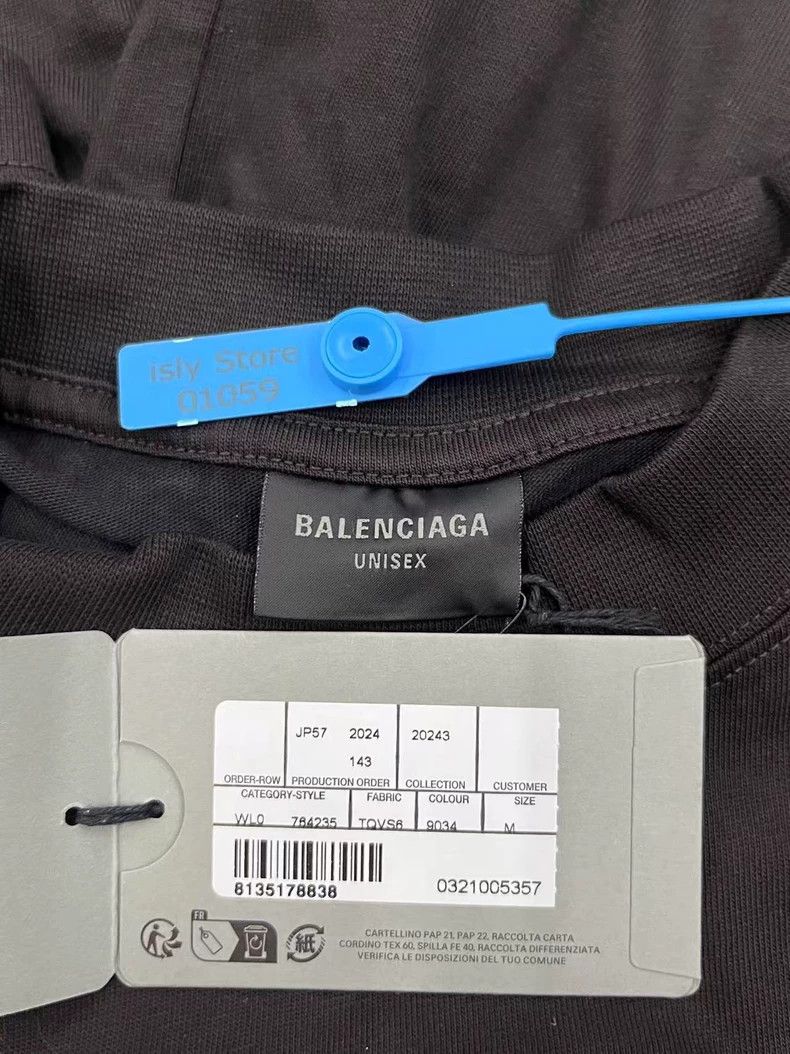 Balenciaga Balenciaga Logo Print Short Sleeve T-Shirt- dmc Size US M / EU 48-50 / 2 - 5 Thumbnail