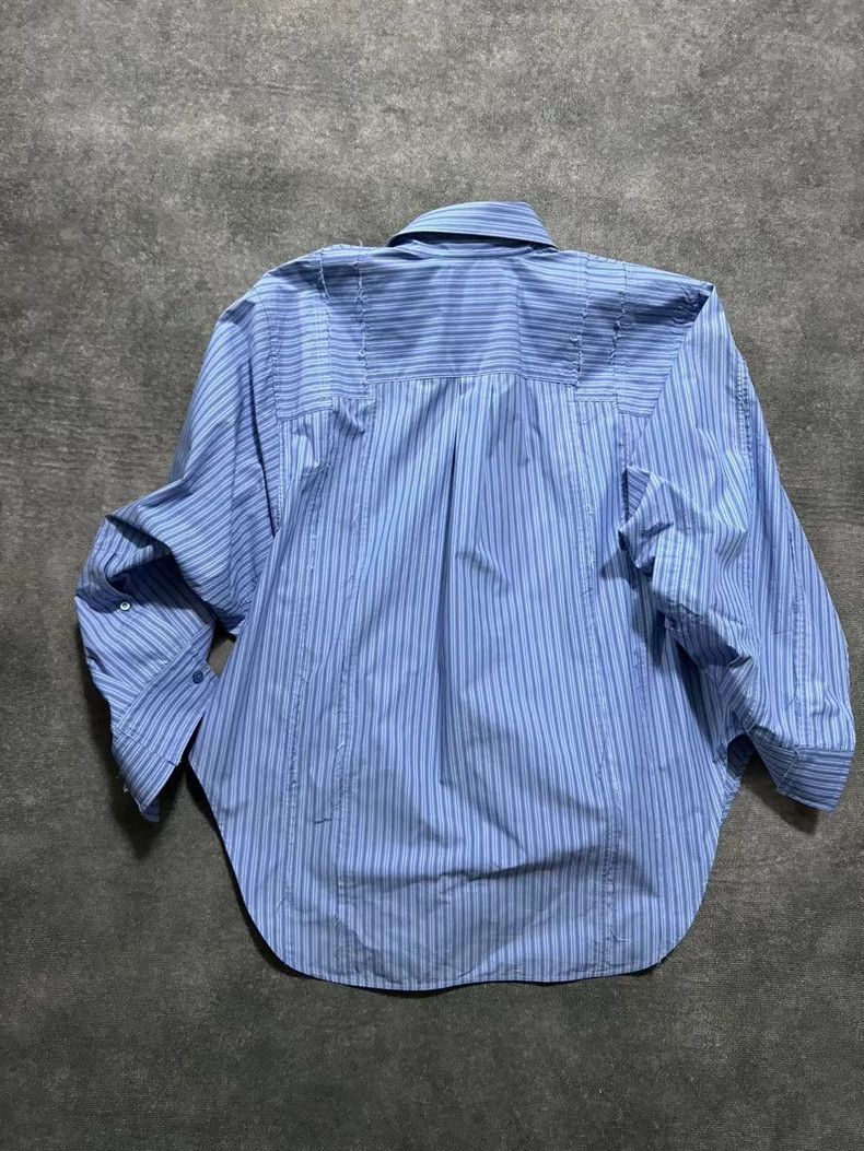 Balenciaga Balenciaga Striped Long Sleeve Shirt- dmc Size US XS / EU 42 / 0 - 2 Thumbnail