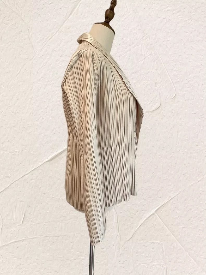 Issey Miyake Issey Miyake Fete Pleated Jacket- dmc Size US M / EU 48-50 / 2 - 4 Thumbnail