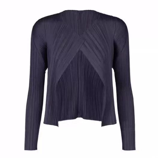 Issey Miyake Issey Miyake Pleated Long Sleeve Cardigan- dmc Size US M / EU 48-50 / 2 - 3 Thumbnail