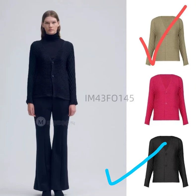 Issey Miyake Issey Miyake V-Neck Button Cardigan Coat- dmc Size US M / EU 48-50 / 2 - 2 Thumbnail