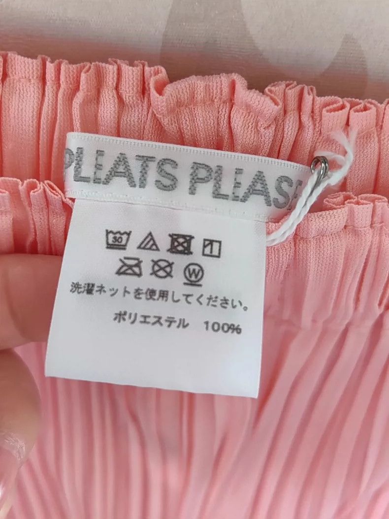 Issey Miyake Issey Miyake Pink Pleated Wide-Leg Pants- dmc Size US 30 / EU 46 - 4 Thumbnail