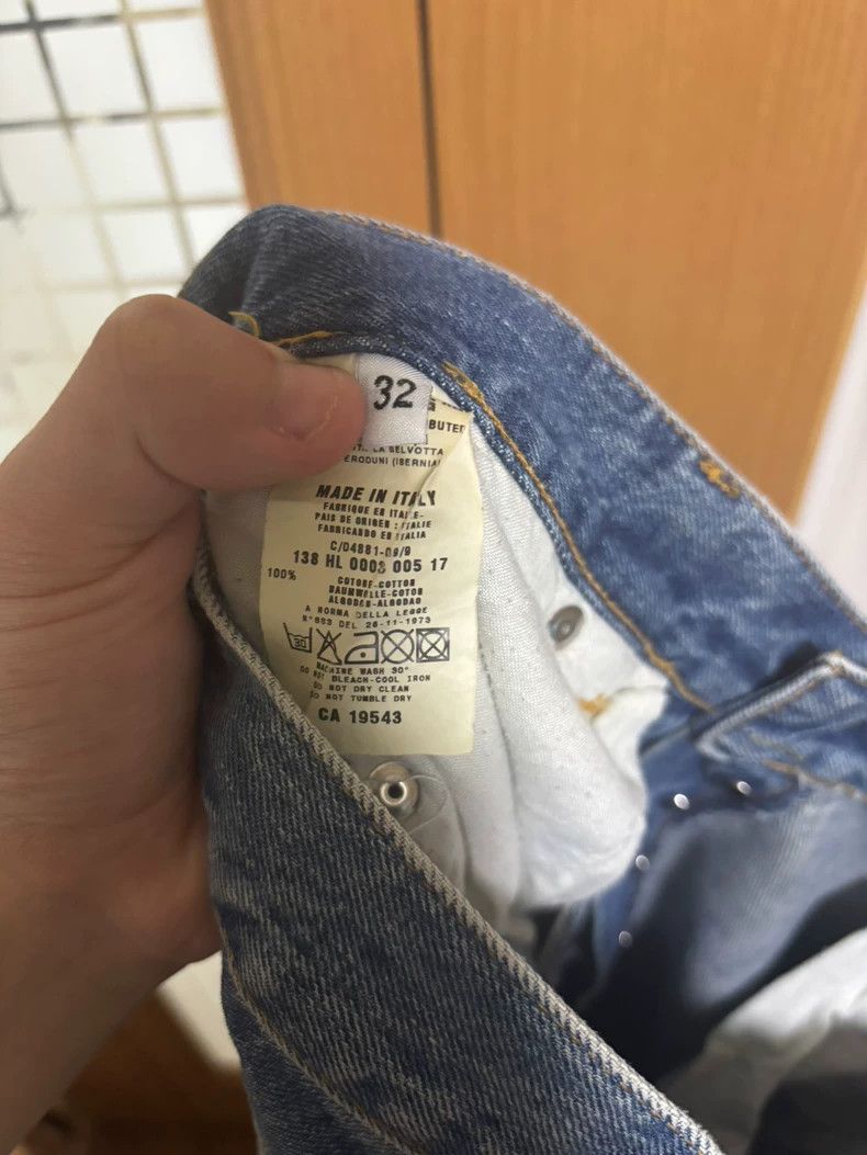 Helmut Lang Helmut Lang Blue Washed Paint Splatter Jeans- dmc Size US 32 / EU 48 - 6 Thumbnail