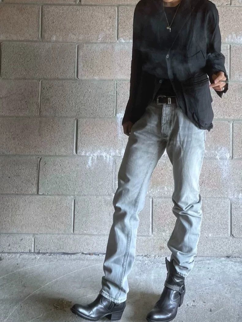 Helmut Lang Helmut Lang 1999 Vintage Gray Denim Jeans- dmc Size US 26 / EU 42 - 9 Thumbnail