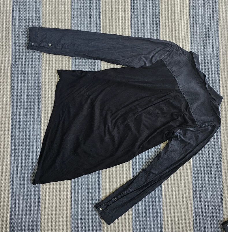 Helmut Lang Asymmetric Button-Up Shirt- dmc