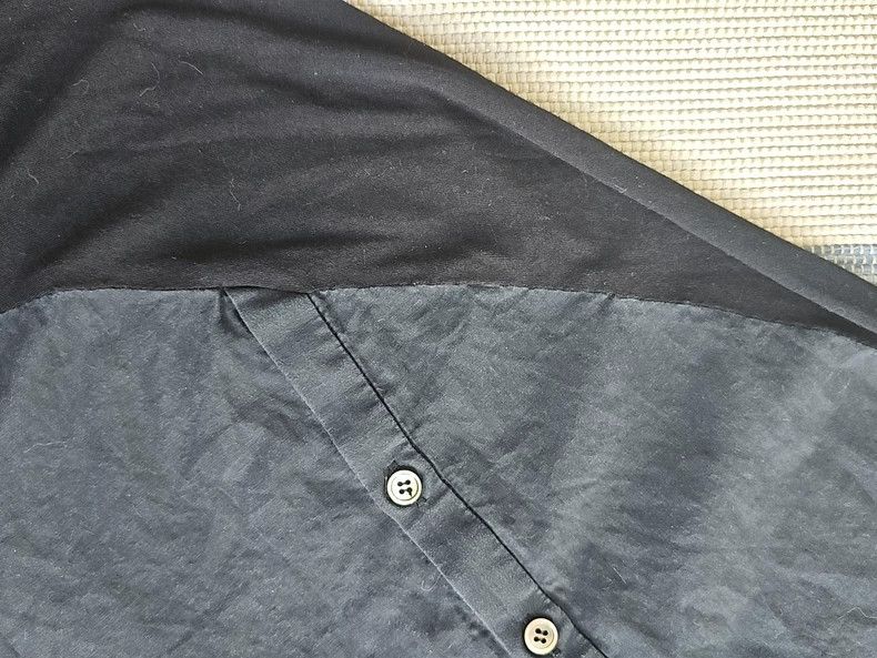 Helmut Lang Asymmetric Button-Up Shirt- dmc