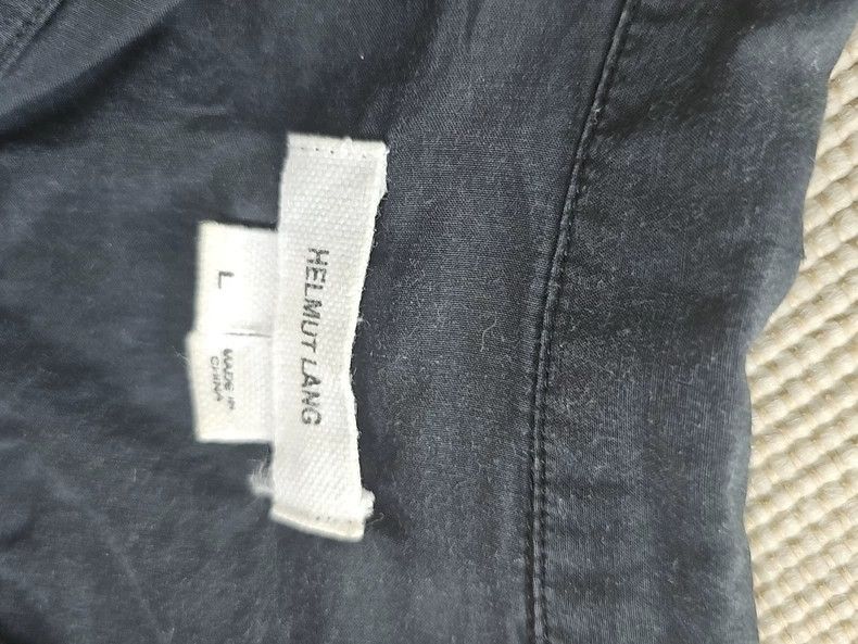 Helmut Lang Asymmetric Button-Up Shirt- dmc
