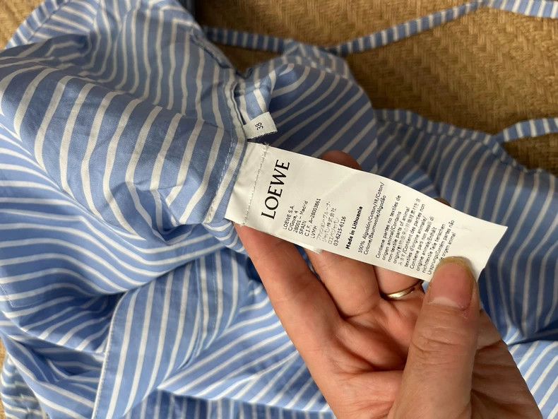 Loewe Loewe Striped Loose Fit Shirt- dmc Size US M / EU 48-50 / 2 - 3 Thumbnail