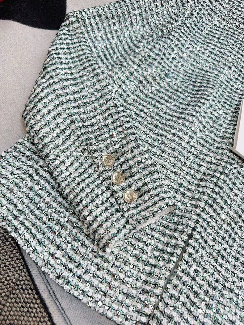 Chanel Chanel 23P Sequin Embroidered Jacket- dmc Size US L / EU 52-54 / 3 - 2 Thumbnail