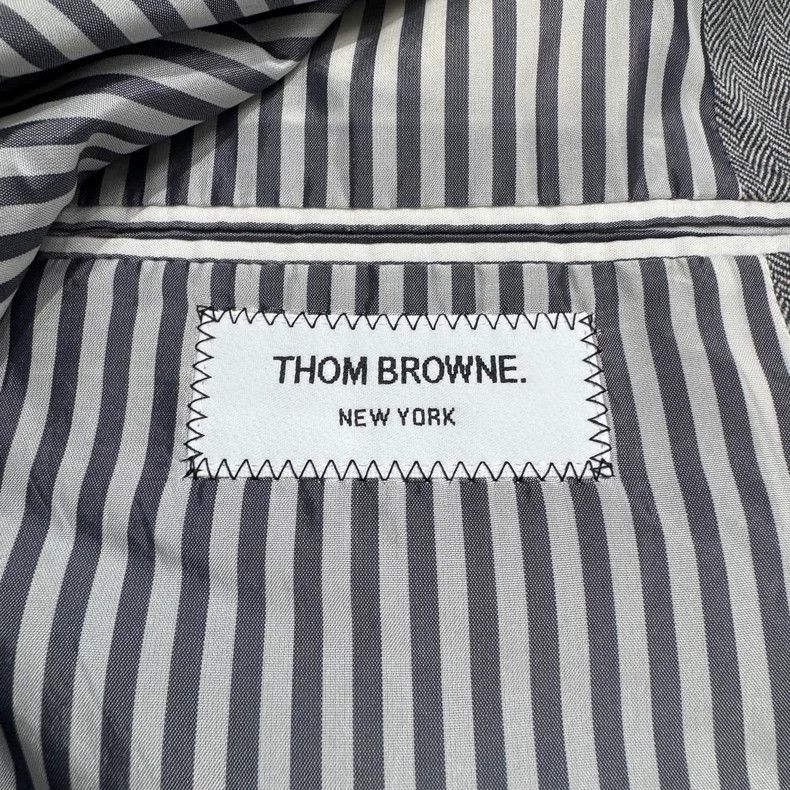 Thom Browne Thom Browne Gray Hooded Suit Jacket- dmc Size US M / EU 48-50 / 2 - 3 Thumbnail