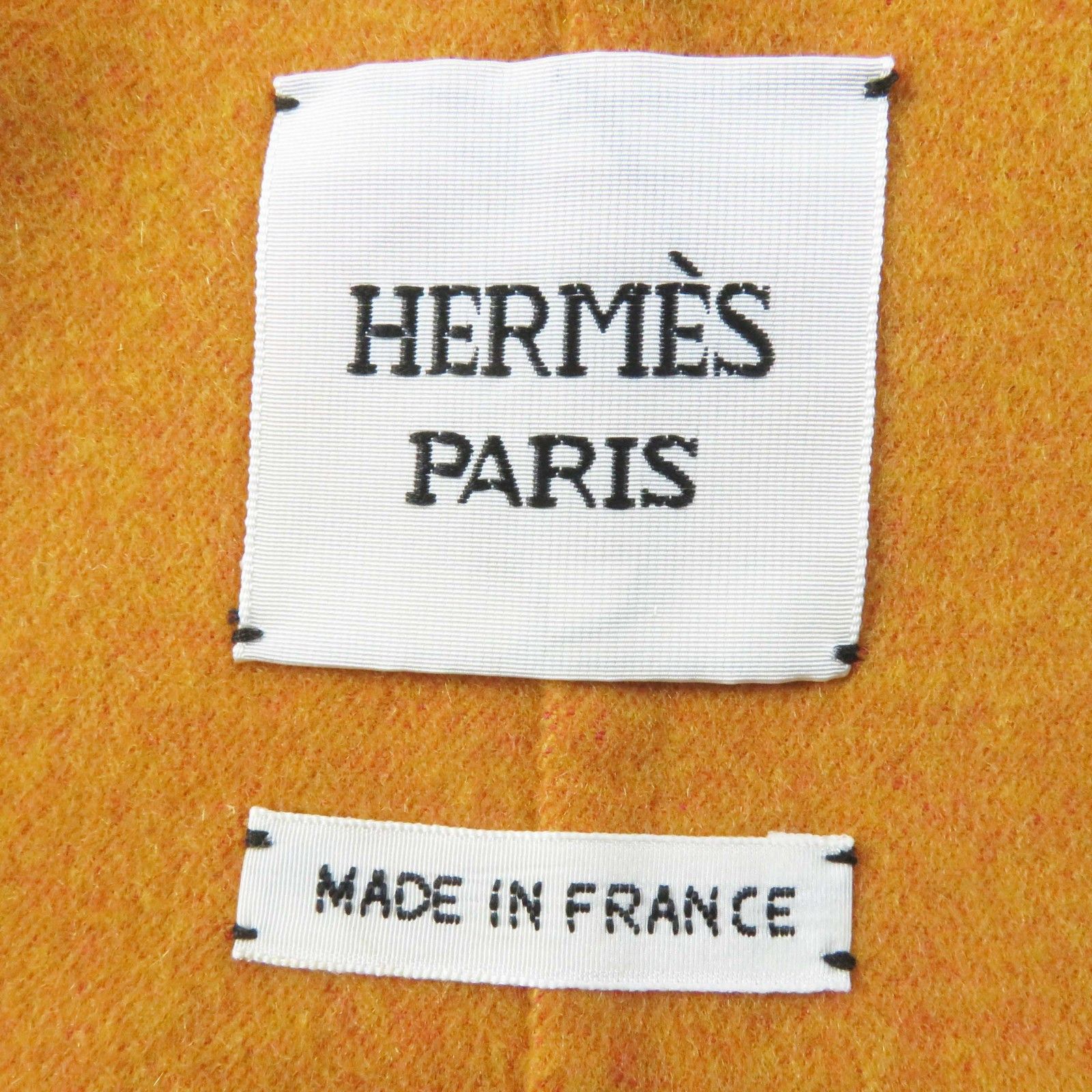 Hermes Hermes Hermes Cashmere Long Coat Leather Outerwear Size ONE SIZE - 7 Thumbnail