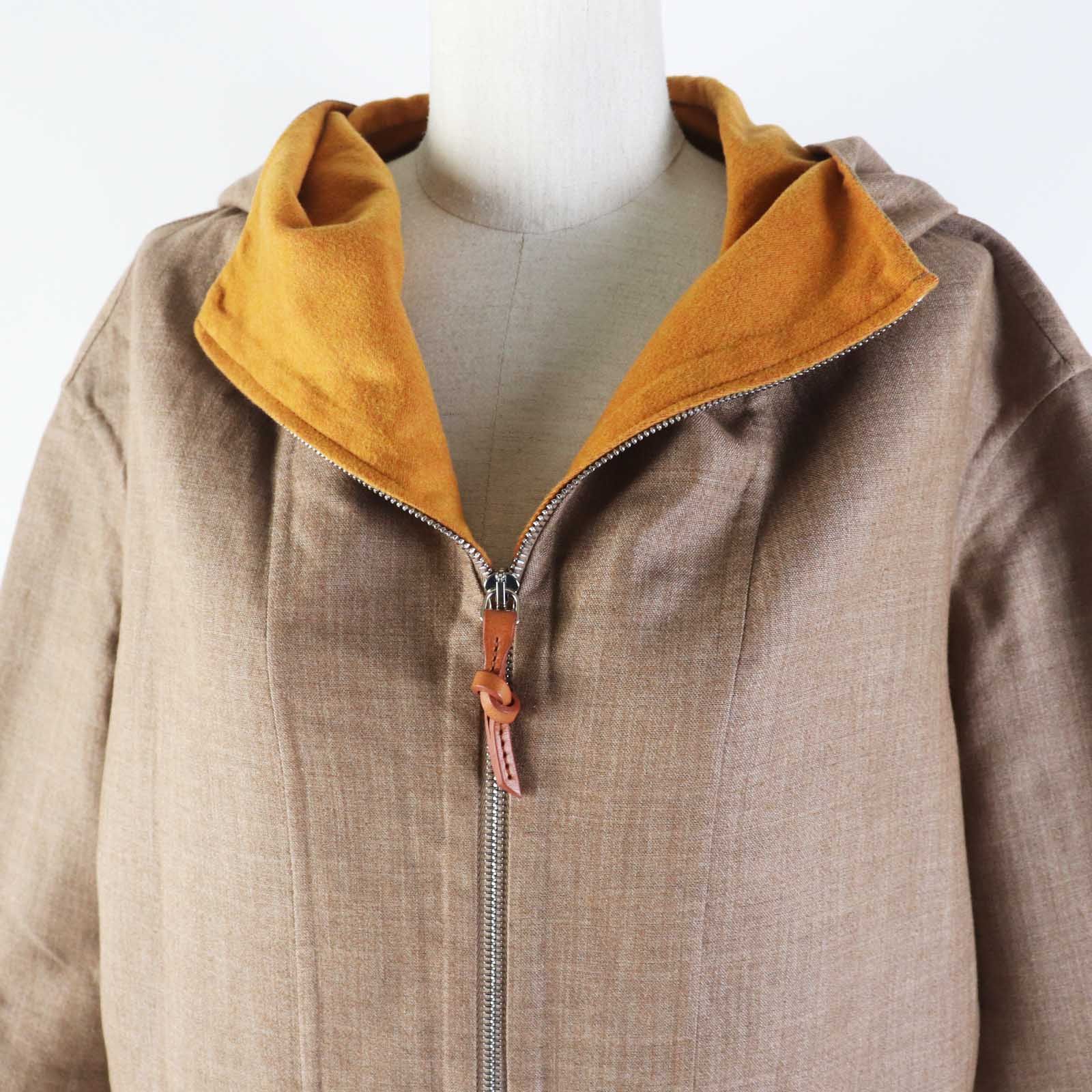 Hermes Hermes Hermes Cashmere Long Coat Leather Outerwear Size ONE SIZE - 2 Thumbnail