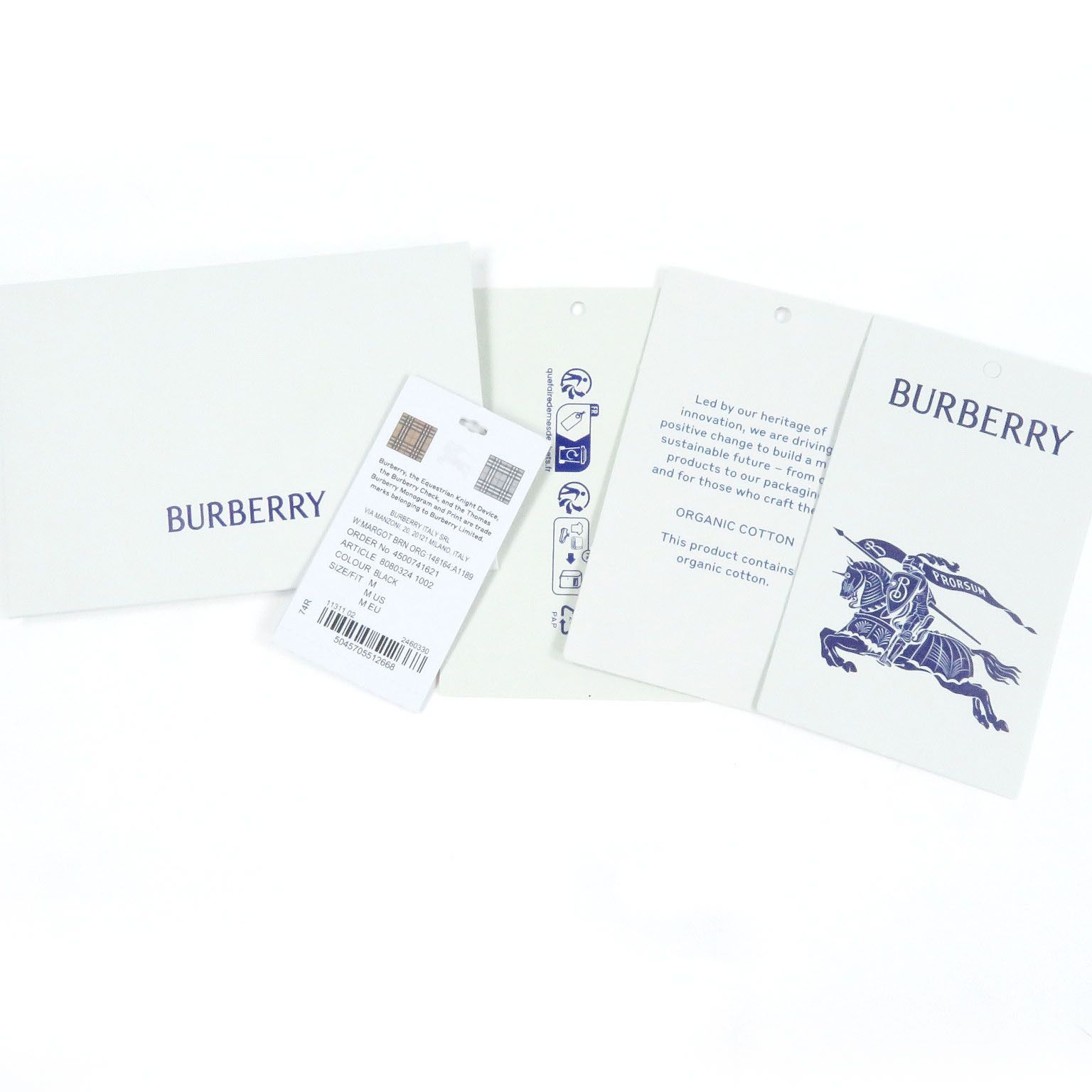 Burberry Burberry Burberry Logo Print Cotton T-shirt Cotton T-Shirts Size ONE SIZE - 8 Thumbnail
