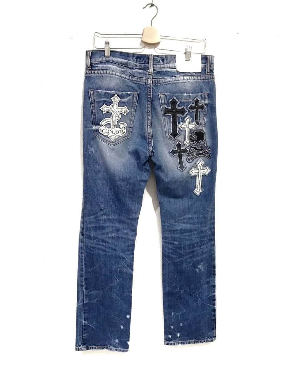 Japanese Brand Japanes Brand Cloud 72 Cross Jean | Grailed