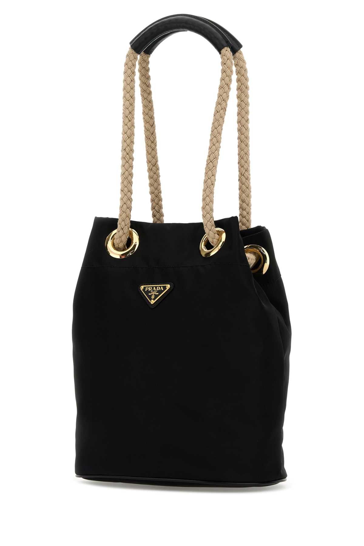 Prada Black Re-Nylon Prada Mariner Bucket Bag Size ONE SIZE - 2 Thumbnail