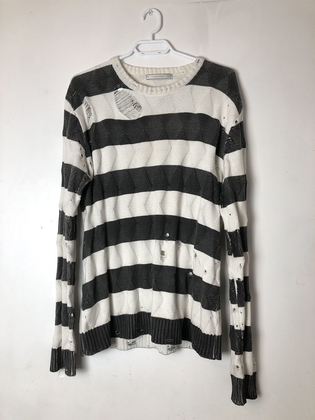 Modern Age SS2002 distressed knit