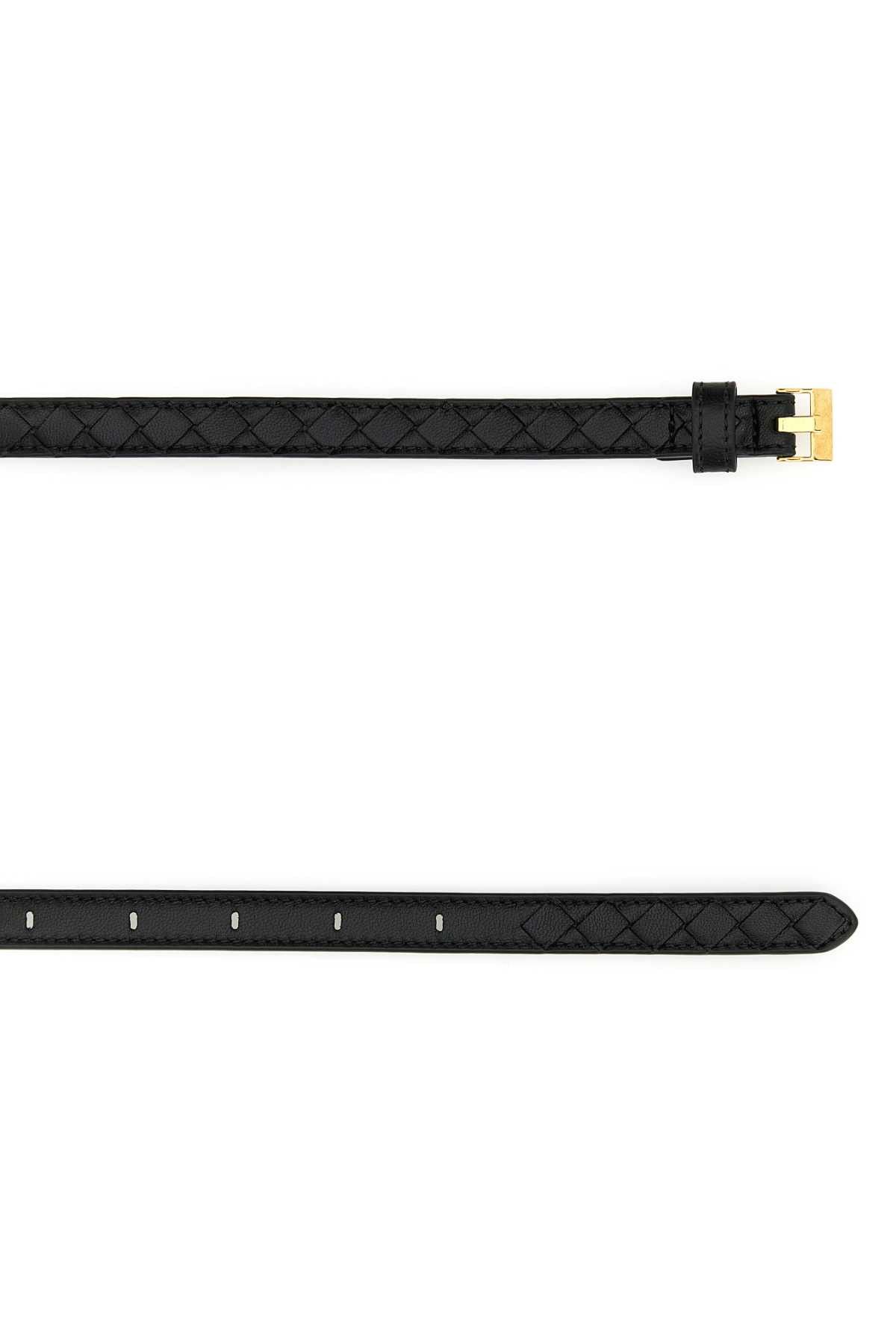 Bottega Veneta Black Nappa Leather Belt Size ONE SIZE - 2 Thumbnail