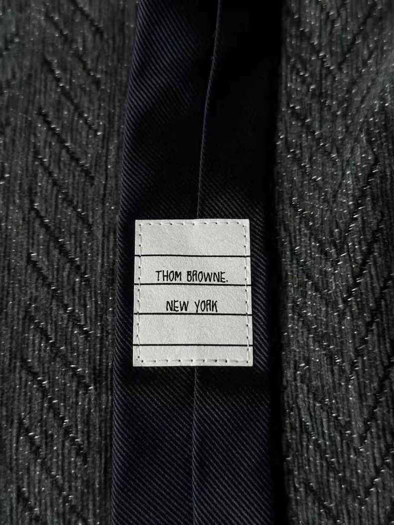 Thom Browne Thom Browne Striped Silk Necktie- dmc Size ONE SIZE - 3 Thumbnail
