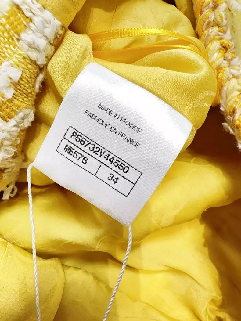 Chanel Chanel Yellow Fringe Knit Sleeveless Dress- dmc Size US M / EU 48-50 / 2 - 5 Thumbnail