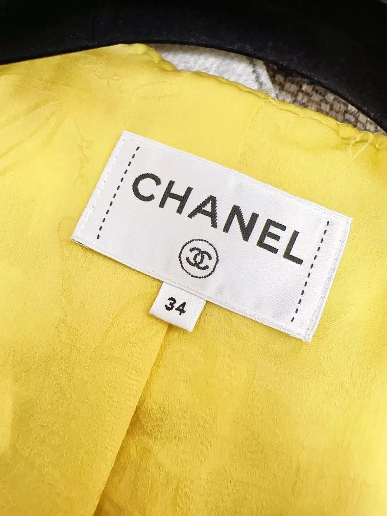 Chanel Chanel Yellow Fringe Knit Sleeveless Dress- dmc Size US M / EU 48-50 / 2 - 7 Thumbnail