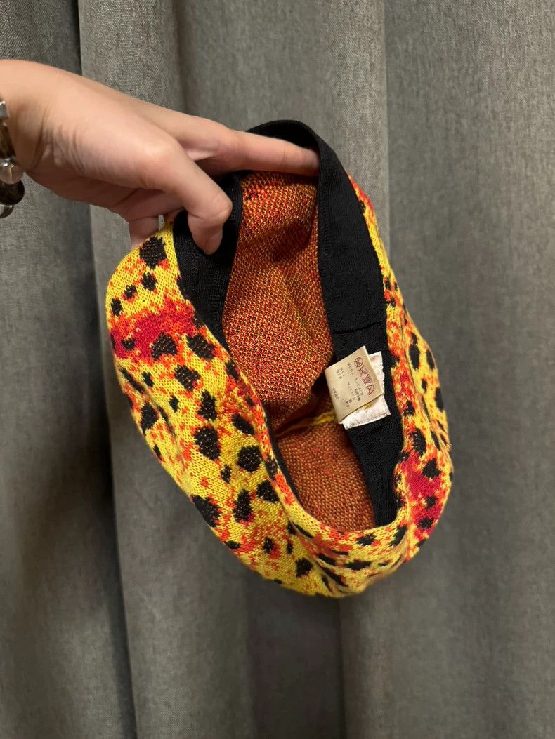Vivienne Westwood Vivienne Westwood Leopard Beret with Skull- dmc Size ONE SIZE - 4 Thumbnail
