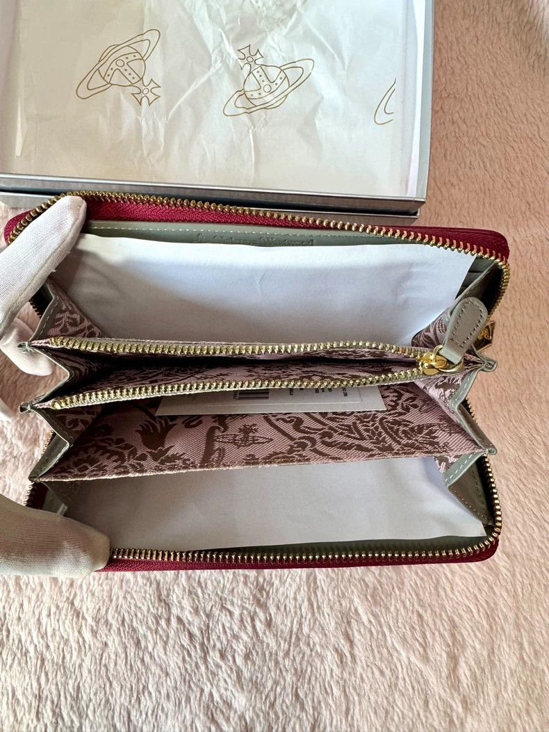 Vivienne Westwood Vivienne Westwood Embossed Leather Wallet- dmc Size ONE SIZE - 6 Thumbnail