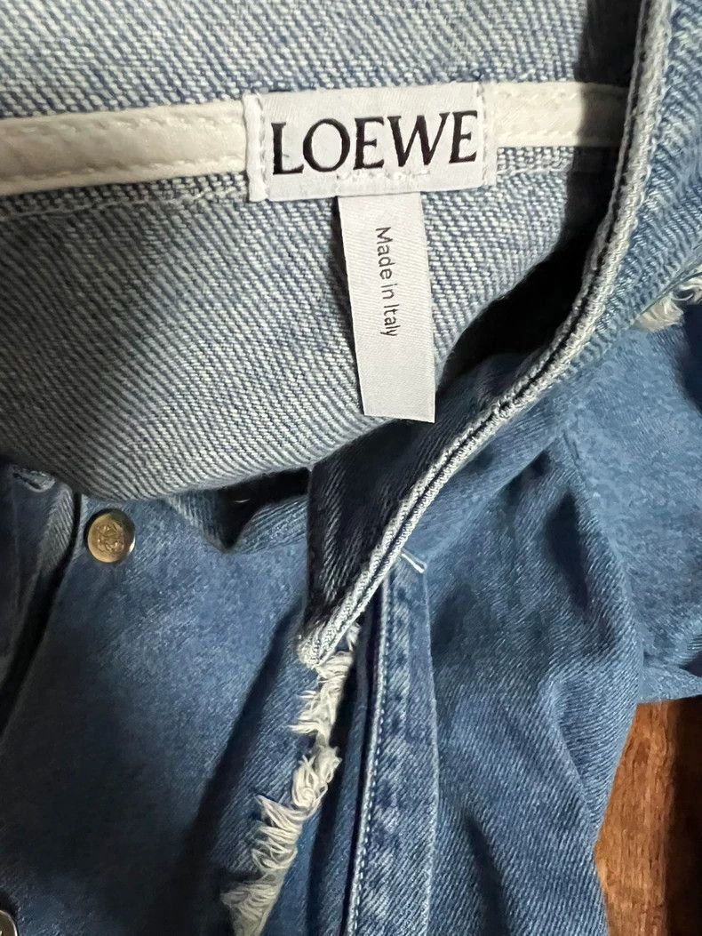 Loewe LOEWE Denim Trench Coat- dmc Size US M / EU 48-50 / 2 - 2 Thumbnail