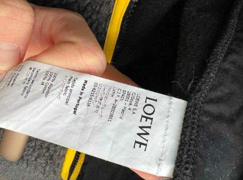 Loewe Loewe Fleece Jacket with Graphic Pocket- dmc Size US L / EU 52-54 / 3 - 6 Thumbnail